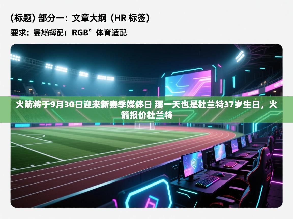 火箭将于9月30日迎来新赛季媒体日 那一天也是杜兰特37岁生日，火箭报价杜兰特